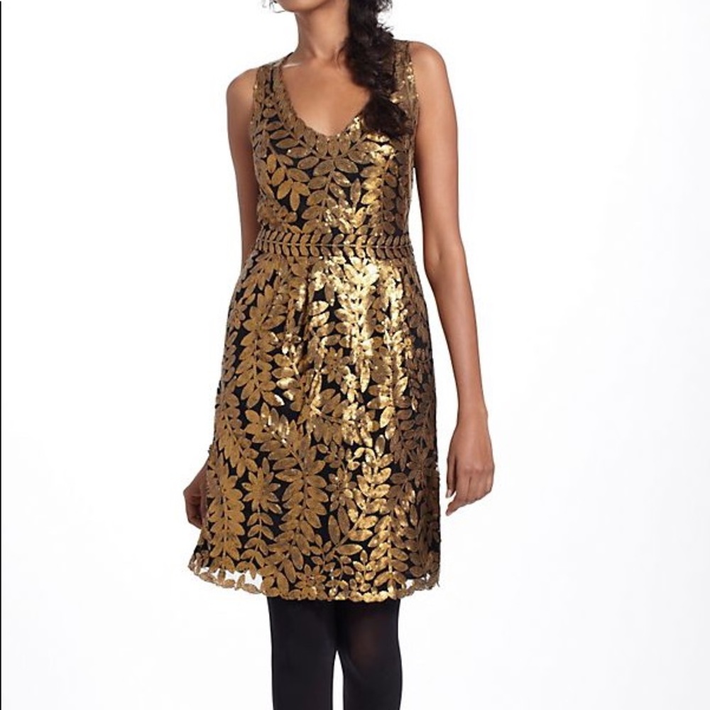 Sequined Anthropologie Dress